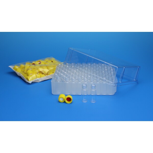 Convenience Pack, 2mL (12x32mm) Clr Vials/10-425mm Black Closures,